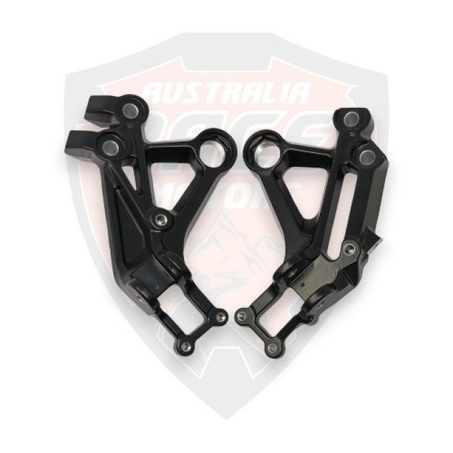 Set Front Holder Step Black (LH & RH)