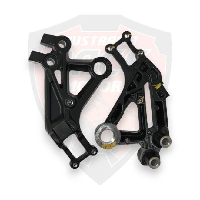 Set Front Holder Step Black (LH & RH)