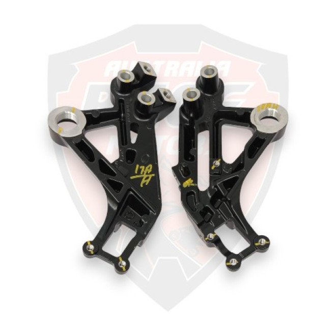 Set Front Holder Step Black (LH & RH)