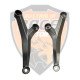 Set Engine Hanger Silver (LH & RH)