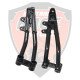 Set Rear Holder Step Black (LH & RH)