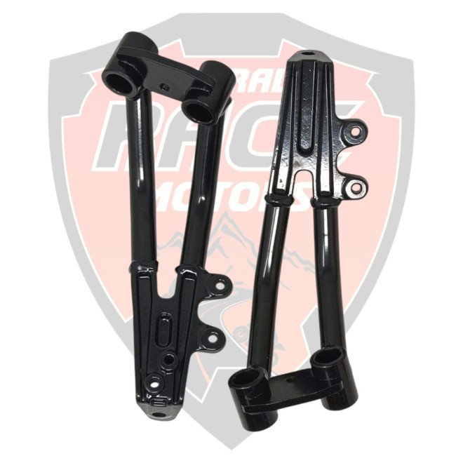 Set Rear Holder Step Black (LH & RH)
