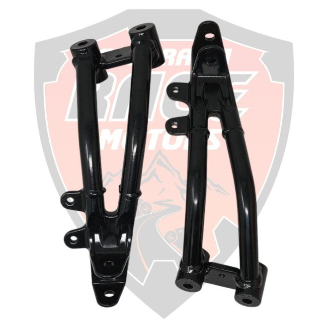 Set Rear Holder Step Black (LH & RH)