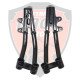 Set Rear Holder Step Black (LH & RH)